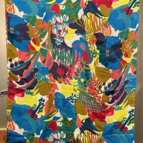 JCrew Tropical Floral tassel scarf / shawl - Picture 13 of 16